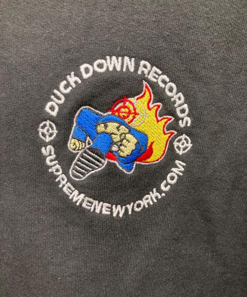 SUPREME（シュプリーム）SUPREME (シュプリーム) Duck Down Records (ダックダウンレコード) Hooded Sweatshirt ブラック サイズ:XLの古着・服飾アイテム