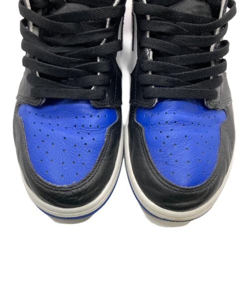 NIKE（ナイキ）NIKE (ナイキ) Air Jordan 1 Retro High OG/エアジョーダン1 レトロ ハイ OG ブラック×ブルー サイズ:29の古着・服飾アイテム
