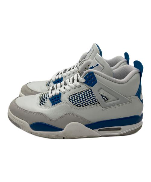 NIKE（ナイキ）NIKE (ナイキ) Air Jordan 4 Retro ライトグレー×ブルー サイズ:29ｃｍの古着・服飾アイテム