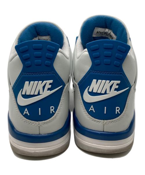 NIKE（ナイキ）NIKE (ナイキ) Air Jordan 4 Retro ライトグレー×ブルー サイズ:29ｃｍの古着・服飾アイテム