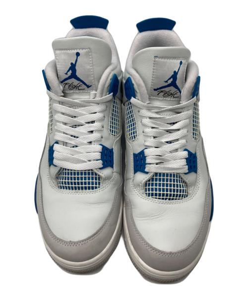 NIKE（ナイキ）NIKE (ナイキ) Air Jordan 4 Retro ライトグレー×ブルー サイズ:29ｃｍの古着・服飾アイテム