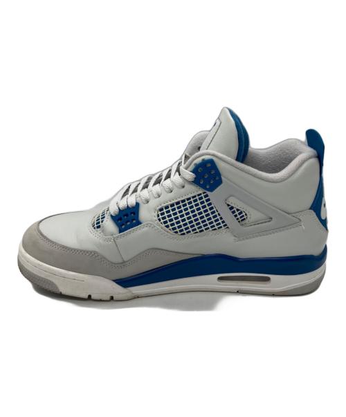 NIKE（ナイキ）NIKE (ナイキ) Air Jordan 4 Retro ライトグレー×ブルー サイズ:29ｃｍの古着・服飾アイテム