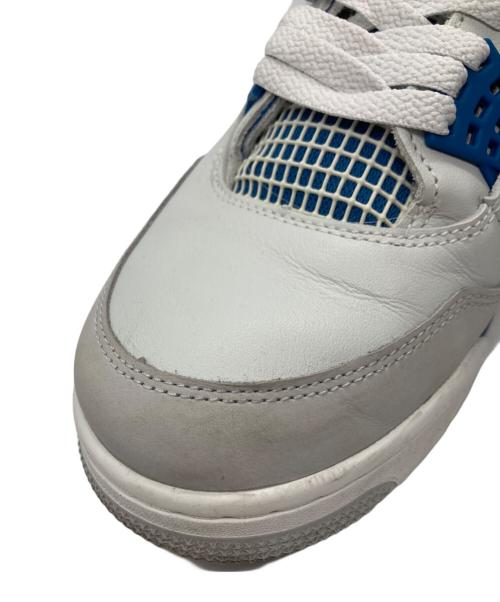 NIKE（ナイキ）NIKE (ナイキ) Air Jordan 4 Retro ライトグレー×ブルー サイズ:29ｃｍの古着・服飾アイテム