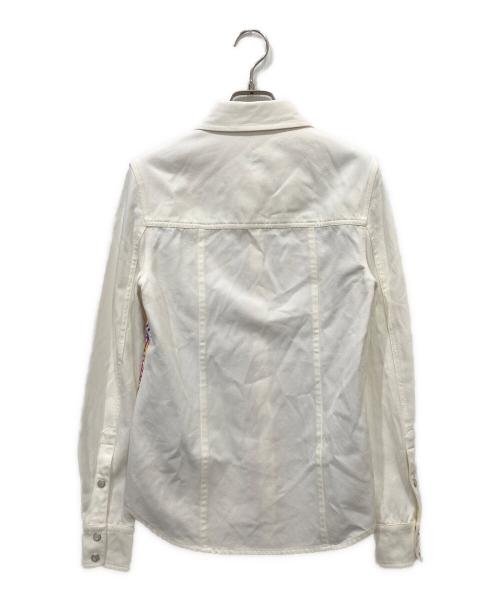 ETRO（エトロ）ETRO (エトロ) スカーフウエスタンシャツ ホワイト サイズ:38の古着・服飾アイテム