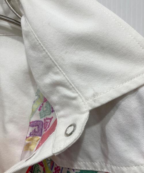 ETRO（エトロ）ETRO (エトロ) スカーフウエスタンシャツ ホワイト サイズ:38の古着・服飾アイテム