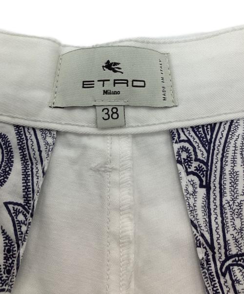 ETRO（エトロ）ETRO (エトロ) ハーフパンツ ホワイト サイズ:38の古着・服飾アイテム