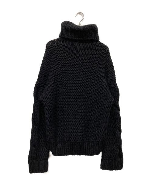 DOLCE & GABBANA（ドルチェ＆ガッバーナ）DOLCE & GABBANA (ドルチェ＆ガッバーナ) ローゲージケーブルニット ブラック サイズ:Sの古着・服飾アイテム