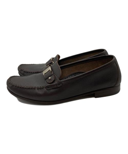 Salvatore Ferragamo（サルヴァトーレ フェラガモ）Salvatore Ferragamo (サルヴァトーレ フェラガモ) モカシンシューズ ブラウン サイズ:9Dの古着・服飾アイテム