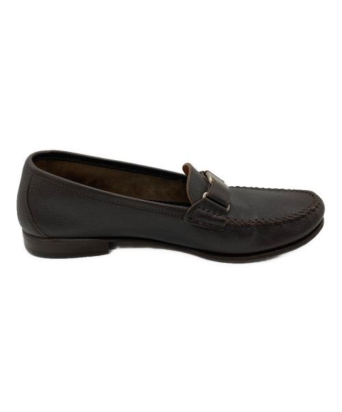 Salvatore Ferragamo（サルヴァトーレ フェラガモ）Salvatore Ferragamo (サルヴァトーレ フェラガモ) モカシンシューズ ブラウン サイズ:9Dの古着・服飾アイテム