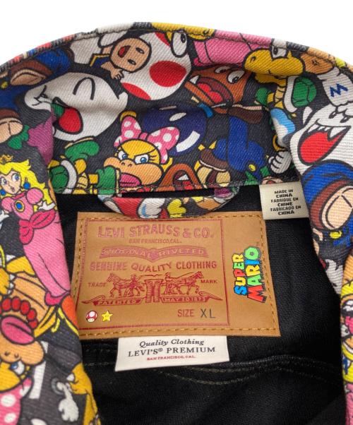 LEVI'S PReMIUM（リーバイス プレミアム）LEVI'S PReMIUM (リーバイス プレミアム) SUPER MARIO (スーパーマリオ) 総柄ヴィンテージフィット トラッカージャケット マルチカラー サイズ:XLの古着・服飾アイテム