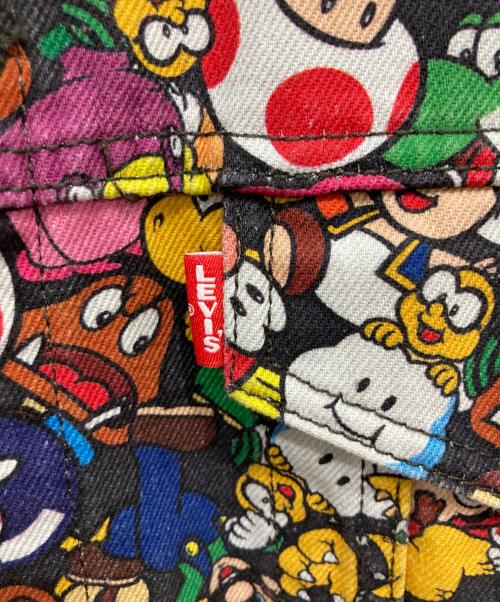 LEVI'S PReMIUM（リーバイス プレミアム）LEVI'S PReMIUM (リーバイス プレミアム) SUPER MARIO (スーパーマリオ) 総柄ヴィンテージフィット トラッカージャケット マルチカラー サイズ:XLの古着・服飾アイテム