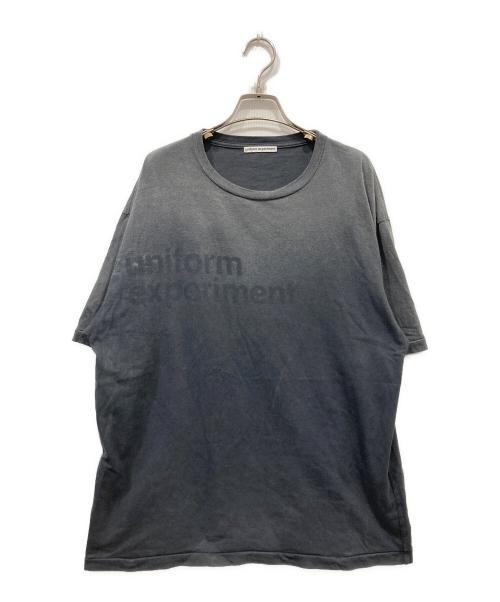 uniform experiment（ユニフォームエクスペリメント）uniform experiment (ユニフォームエクスペリメント) FADE TEE ブラック サイズ:34の古着・服飾アイテム