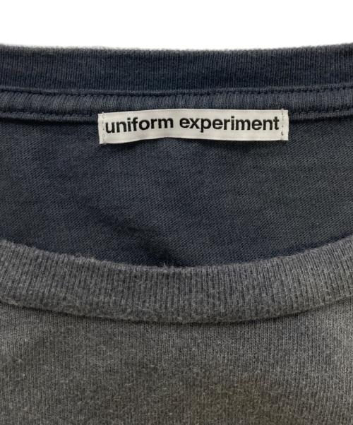 uniform experiment（ユニフォームエクスペリメント）uniform experiment (ユニフォームエクスペリメント) FADE TEE ブラック サイズ:34の古着・服飾アイテム