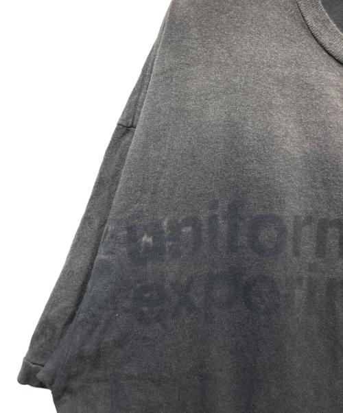 uniform experiment（ユニフォームエクスペリメント）uniform experiment (ユニフォームエクスペリメント) FADE TEE ブラック サイズ:34の古着・服飾アイテム