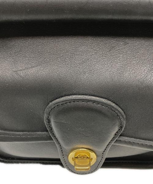 COACH（コーチ）COACH (コーチ) グローブレザーショルダーバッグ ブラックの古着・服飾アイテム