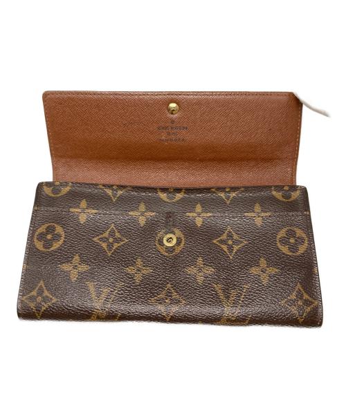 LOUIS VUITTON（ルイ ヴィトン）LOUIS VUITTON (ルイ ヴィトン) 長財布 ブラウンの古着・服飾アイテム