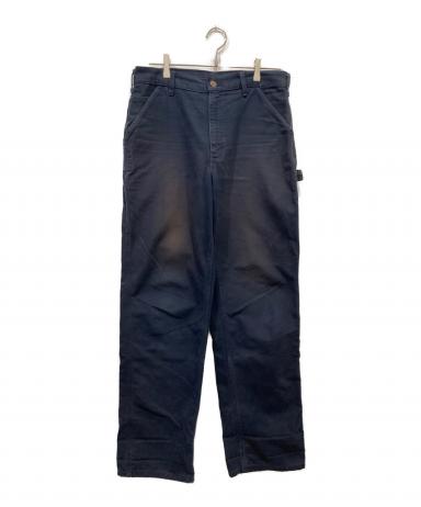 s*n様 80s 星タグ USA製 茄子紺 ペインター カーハート 実寸W35 中古・古着通販】CarHartt (カーハート) ダックペインターパンツ