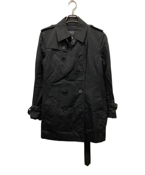 BURBERRY BLACK LABEL（バーバリーブラックレーベル）BURBERRY BLACK LABEL (バーバリーブラックレーベル) ノバチェック柄ライナー付トレンチコート ブラック サイズ:Sの古着・服飾アイテム