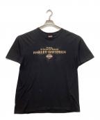 HARLEY-DAVIDSONハーレーダビッドソン）の古着「プリントTシャツ」｜ブラック
