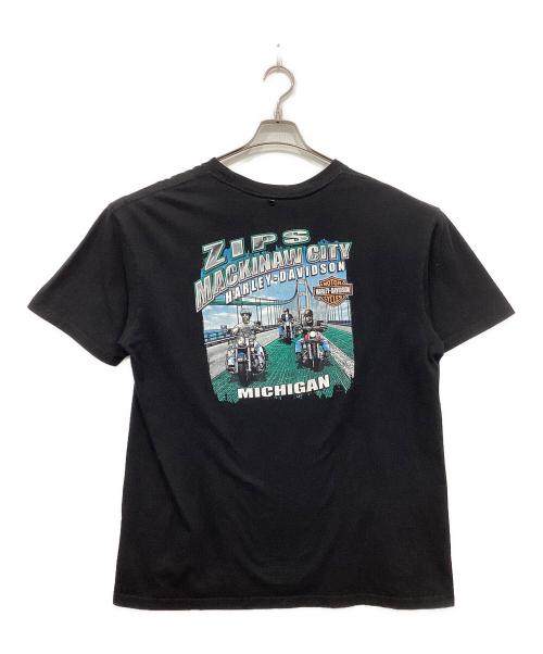 HARLEY-DAVIDSON（ハーレーダビッドソン）HARLEY-DAVIDSON (ハーレーダビッドソン) プリントTシャツ ブラック サイズ:不明の古着・服飾アイテム