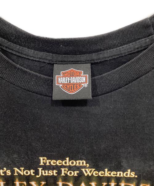 HARLEY-DAVIDSON（ハーレーダビッドソン）HARLEY-DAVIDSON (ハーレーダビッドソン) プリントTシャツ ブラック サイズ:不明の古着・服飾アイテム