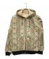 CarHartt（カーハート）の古着「ネイティブ柄ジップパーカー」｜グリーン×ベージュ
