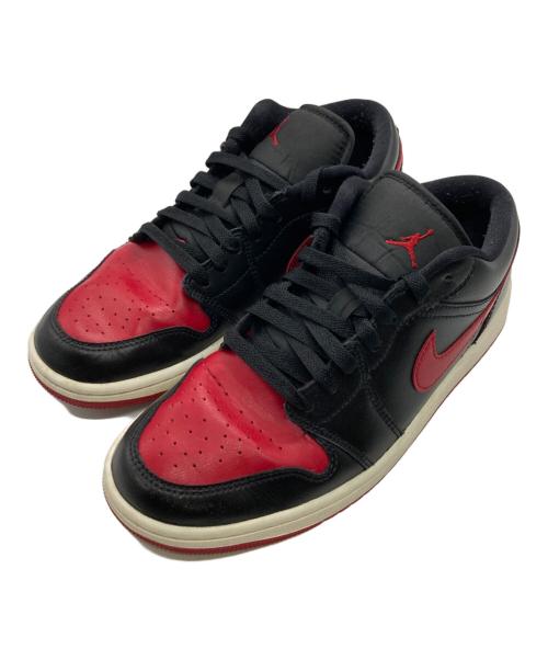 NIKE（ナイキ）NIKE (ナイキ) Women's Air Jordan 1 Low/ウィメンズ エアジョーダン1 ロー ブラック×レッド サイズ:26の古着・服飾アイテム