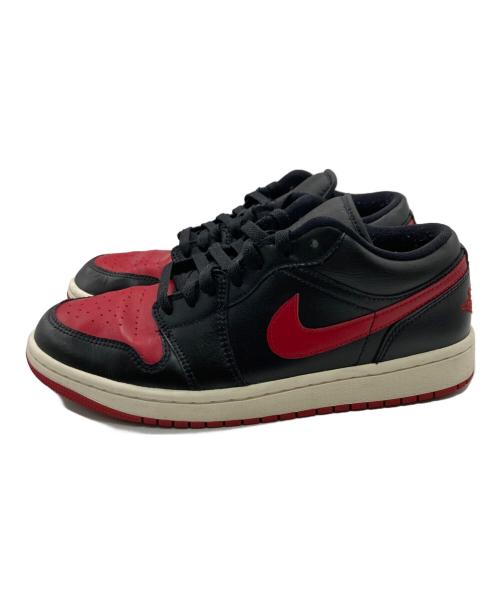 NIKE（ナイキ）NIKE (ナイキ) Women's Air Jordan 1 Low/ウィメンズ エアジョーダン1 ロー ブラック×レッド サイズ:26の古着・服飾アイテム