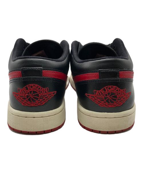 NIKE（ナイキ）NIKE (ナイキ) Women's Air Jordan 1 Low/ウィメンズ エアジョーダン1 ロー ブラック×レッド サイズ:26の古着・服飾アイテム