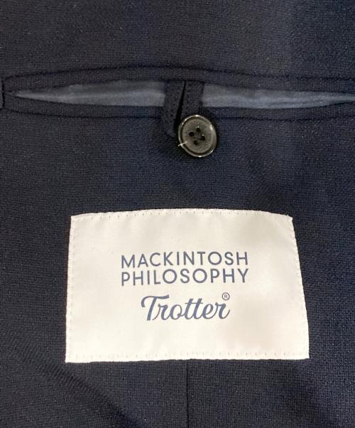 MACKINTOSH PHILOSOPHY（マッキントッシュ フィロソフィー）MACKINTOSH PHILOSOPHY (マッキントッシュ フィロソフィー) トロッター ジャケット#070 はっ水ストレッチメッシュ ネイビー サイズ:38Rの古着・服飾アイテム