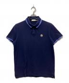 MONCLERモンクレール）の古着「MAGLIA POLO MANIA CORTA」｜ネイビー