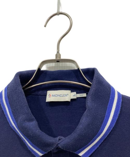 MONCLER（モンクレール）MONCLER (モンクレール) MAGLIA POLO MANIA CORTA ネイビー サイズ:Lの古着・服飾アイテム