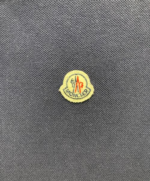 MONCLER（モンクレール）MONCLER (モンクレール) MAGLIA POLO MANIA CORTA ネイビー サイズ:Lの古着・服飾アイテム