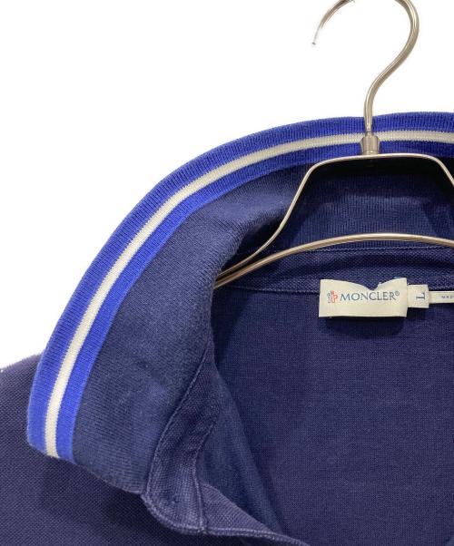 MONCLER（モンクレール）MONCLER (モンクレール) MAGLIA POLO MANIA CORTA ネイビー サイズ:Lの古着・服飾アイテム