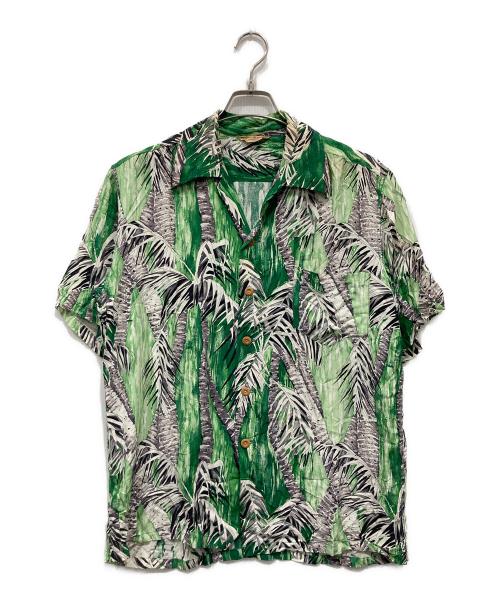 KAMEHAMEHA（カメハメハ）KAMEHAMEHA (カメハメハ) アロハシャツ グリーン サイズ:Mの古着・服飾アイテム