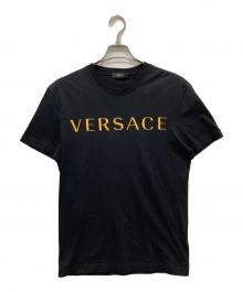 VERSACE（ヴェルサーチ）の古着「刺繍Tシャツ」｜ブラック