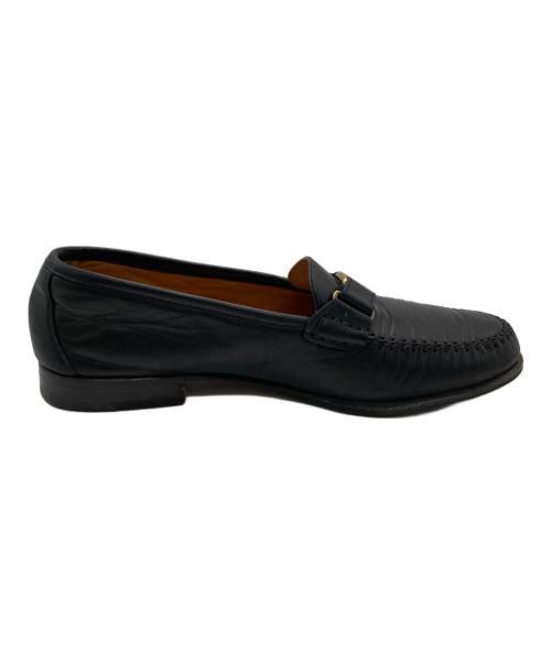 Salvatore Ferragamo（サルヴァトーレ フェラガモ）Salvatore Ferragamo (サルヴァトーレ フェラガモ) ヴァラローファー ブラック サイズ:US8 1/2の古着・服飾アイテム