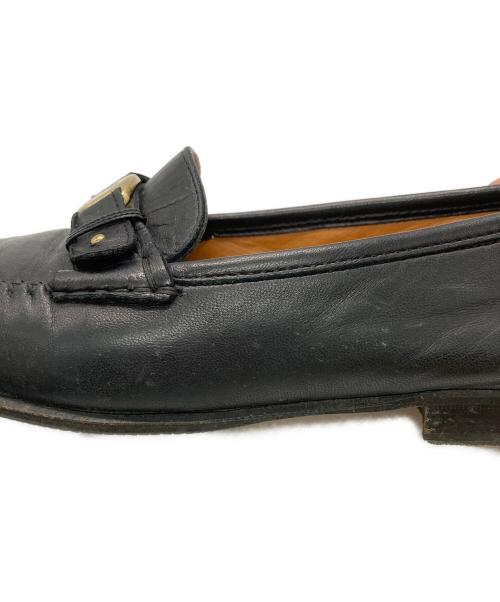 Salvatore Ferragamo（サルヴァトーレ フェラガモ）Salvatore Ferragamo (サルヴァトーレ フェラガモ) ヴァラローファー ブラック サイズ:US8 1/2の古着・服飾アイテム
