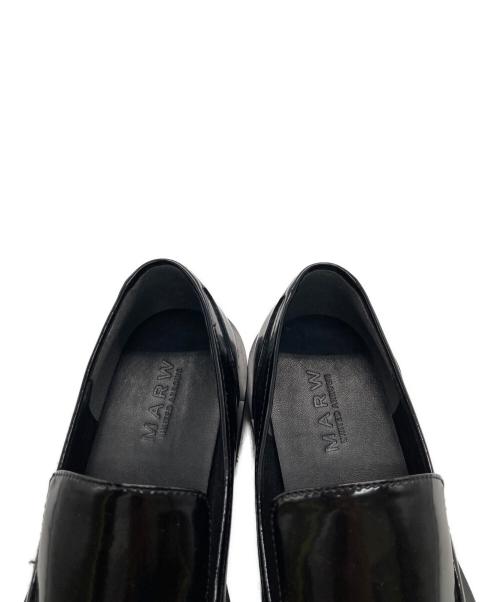 MARW UNITED ARROWS（マルゥ ユナイテッドアローズ）MARW UNITED ARROWS (マルゥ ユナイテッドアローズ) スクエアローファー ブラック サイズ:25の古着・服飾アイテム