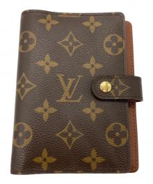 LOUIS VUITTON（ルイ ヴィトン）の古着「アジェンダPM モノグラム手帳カバー」｜ブラウン