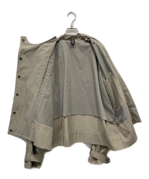 SORT SLIPS HVIDT SLIPS（ソート スリップス ヴィト スリップス）SORT SLIPS HVIDT SLIPS (ソート スリップス ヴィト スリップス) エポレットジャケット ベージュ サイズ:不明の古着・服飾アイテム