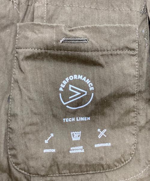 HUGO BOSS（ヒューゴ ボス）HUGO BOSS (ヒューゴ ボス) リネン混セットアップスーツ カーキ サイズ:UK50の古着・服飾アイテム