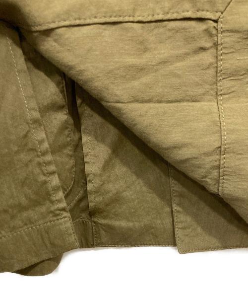 HUGO BOSS（ヒューゴ ボス）HUGO BOSS (ヒューゴ ボス) リネン混セットアップスーツ カーキ サイズ:UK50の古着・服飾アイテム