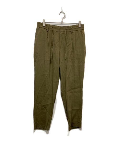 HUGO BOSS（ヒューゴ ボス）HUGO BOSS (ヒューゴ ボス) リネン混セットアップスーツ カーキ サイズ:UK50の古着・服飾アイテム