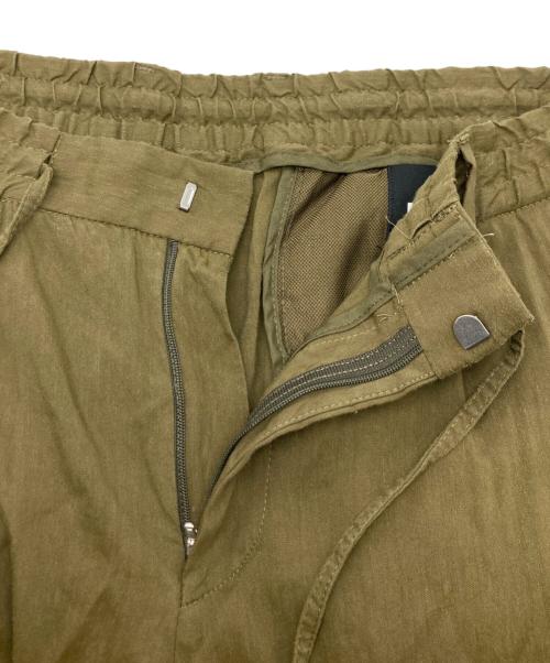 HUGO BOSS（ヒューゴ ボス）HUGO BOSS (ヒューゴ ボス) リネン混セットアップスーツ カーキ サイズ:UK50の古着・服飾アイテム