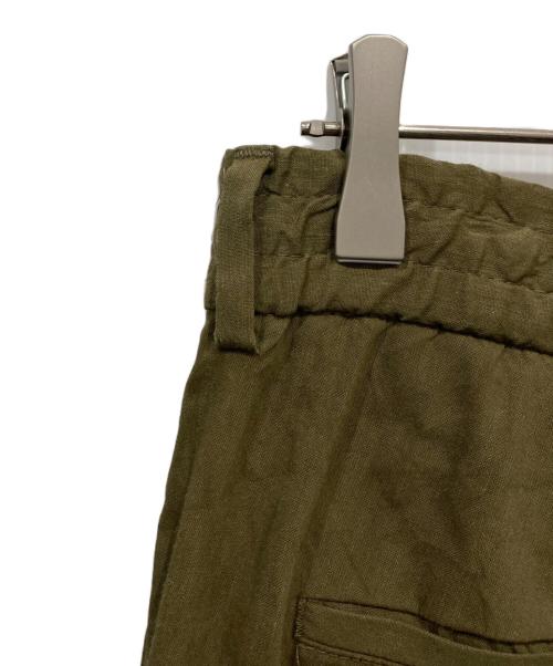 HUGO BOSS（ヒューゴ ボス）HUGO BOSS (ヒューゴ ボス) リネン混セットアップスーツ カーキ サイズ:UK50の古着・服飾アイテム