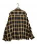 rin (リン) オンブレチェックシャツ ブラウン×ベージュ サイズ:M：7000円