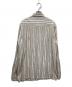 Casely-Hayford (ケイスリーヘイフォード) リネン混ストライプシャツ ホワイト×ブルー サイズ:L：11000円