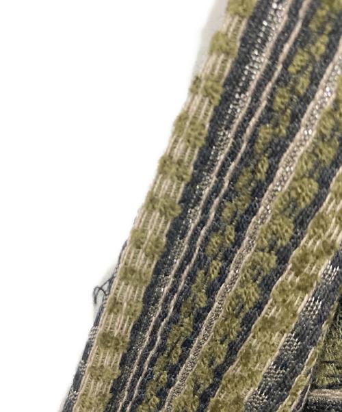 Needles（ニードルズ）Needles (ニードルズ) ストライプカーディガン カーキ サイズ:Mの古着・服飾アイテム