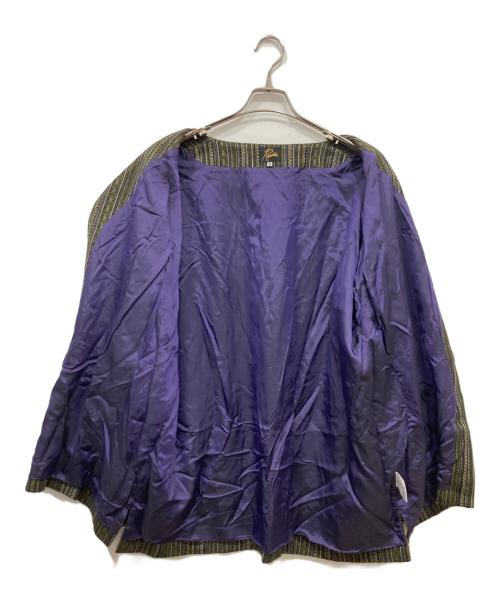 Needles（ニードルズ）Needles (ニードルズ) ストライプカーディガン カーキ サイズ:Mの古着・服飾アイテム